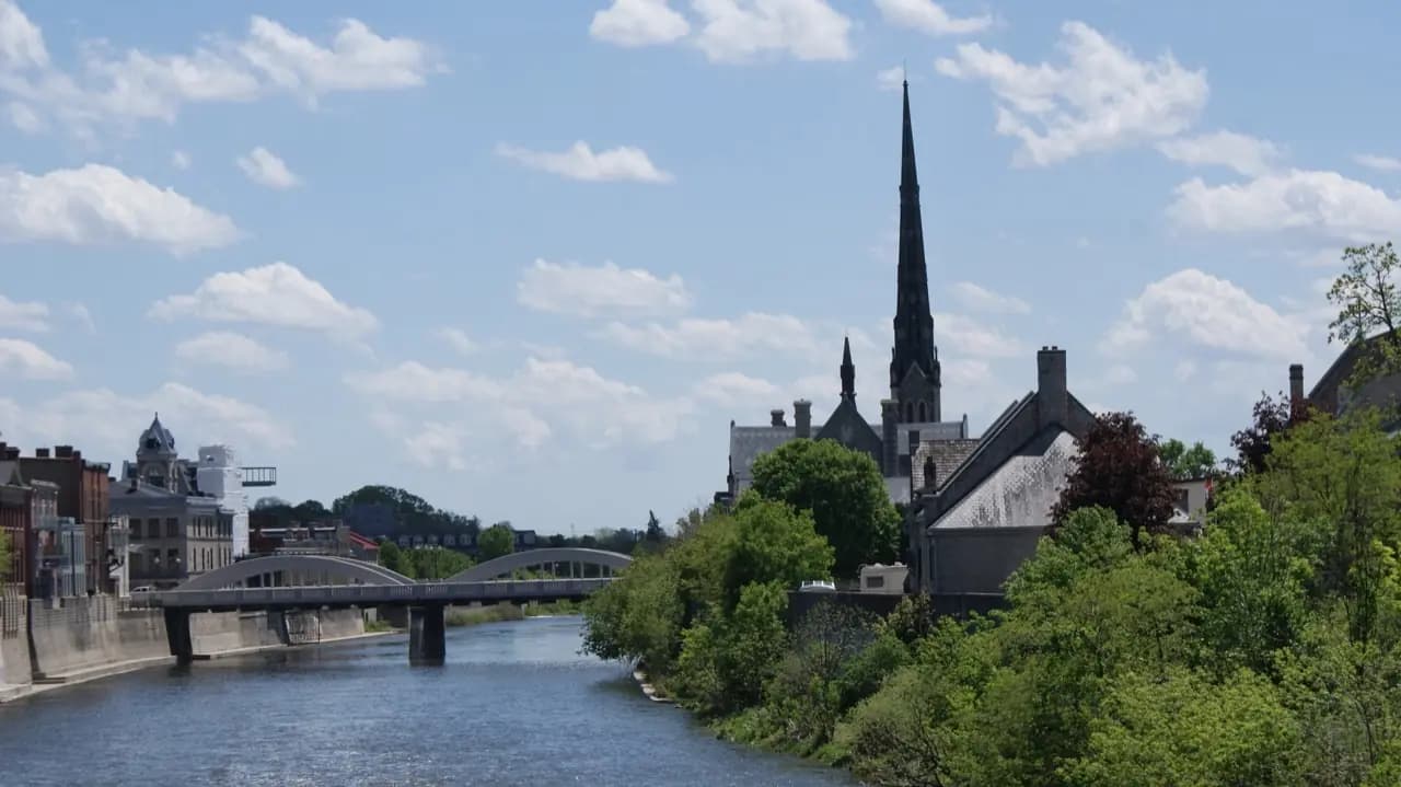 Cambridge, Ontario skyline — dumpster rental and bin sales