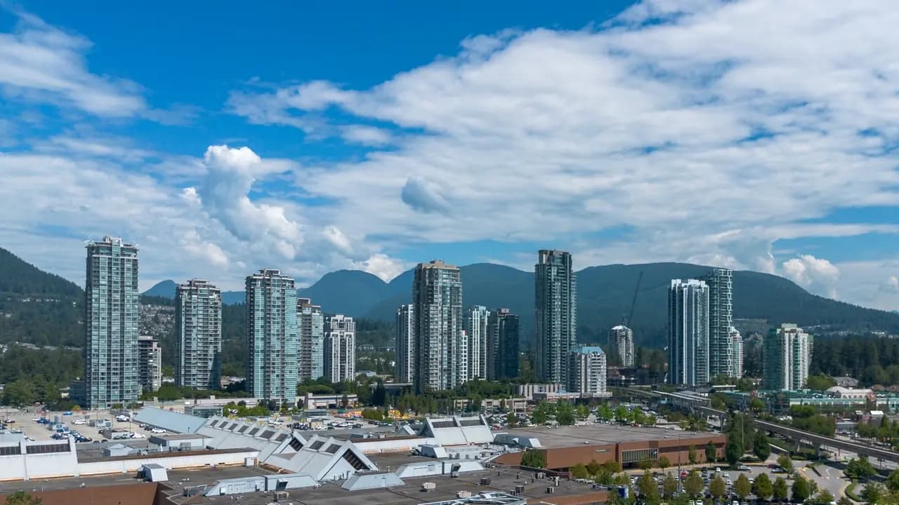 Coquitlam, British Columbia skyline — dumpster rental and bin sales