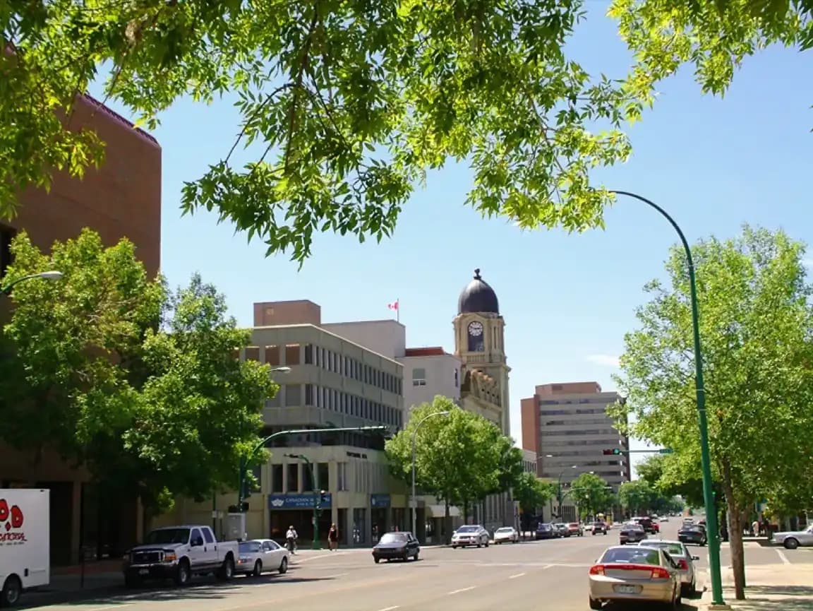 Lethbridge, Alberta skyline — dumpster rental and bin sales