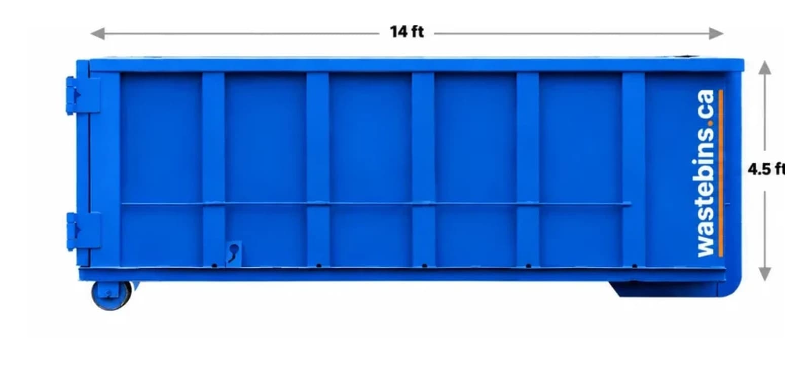 Conteneur roll-off 10 verges — flotte de location Wastebins.ca